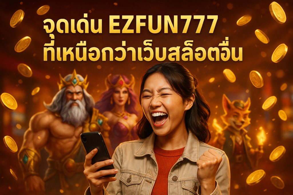 จุดเด่น EZFUN777 ที่เหนือกว่าเว็บสล็อตอื่น